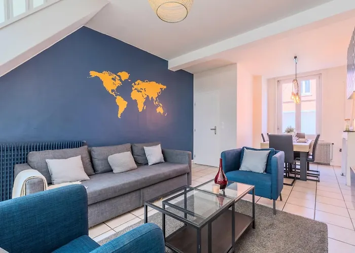 4 Bedroom & 4 Bathroom House Close To Parc Barbieux Appartement Roubaix